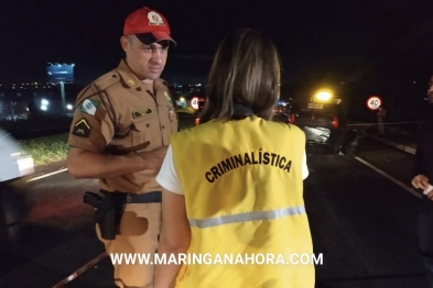 foto de Jovem morre depois de carro capotar no Parque Industrial em Maringá