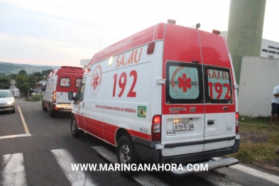 foto de Colisão entre motocicletas deixa três feridos em Maringá