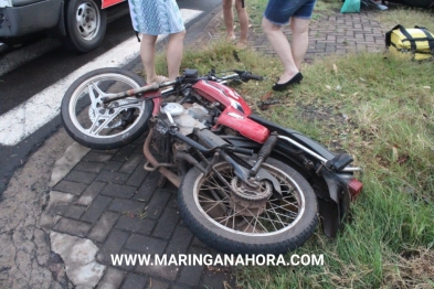 foto de Colisão entre motocicletas deixa três feridos em Maringá