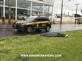 foto de Motociclista morre após cair embaixo de carreta na divisa de Sarandi e Maringá