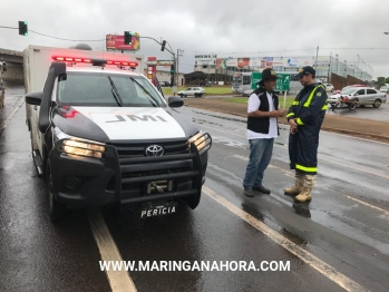 foto de Motociclista morre após cair embaixo de carreta na divisa de Sarandi e Maringá