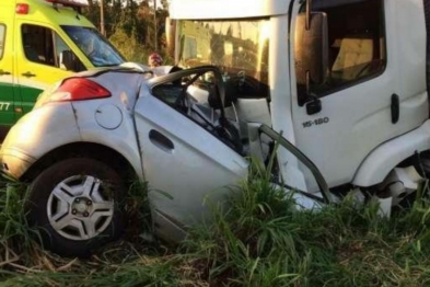 foto de Identificados moradores de Maringá morrem em acidente na rodovia BR-277 em Santa Tereza do Oeste