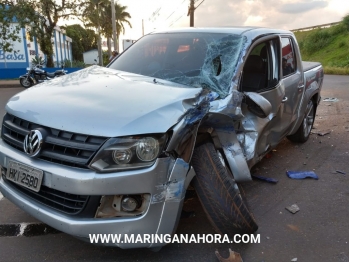 foto de Acidente de grandes proporções entre Paiçandu e Maringá deixa uma pessoa ferida