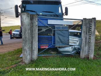 foto de Acidente de grandes proporções entre Paiçandu e Maringá deixa uma pessoa ferida