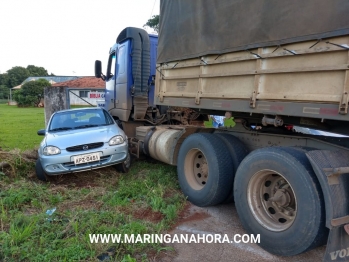 foto de Acidente de grandes proporções entre Paiçandu e Maringá deixa uma pessoa ferida