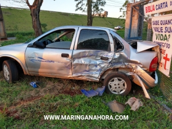 foto de Acidente de grandes proporções entre Paiçandu e Maringá deixa uma pessoa ferida