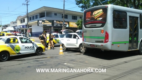 foto de Jovem com carro roubado é baleado durante perseguição e troca de tiros com a Polícia Militar em Maringá