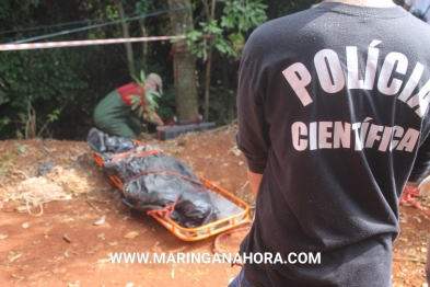 foto de Crime bárbaro na área rural entre Paiçandu Maringá 