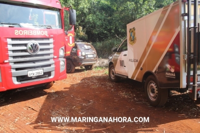 foto de Crime bárbaro na área rural entre Paiçandu Maringá 