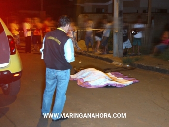 foto de Homem é executado com 12 tiros em frente de sua casa em Mandaguaçu