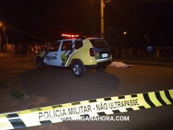 foto de Homem é executado com 12 tiros em frente de sua casa em Mandaguaçu