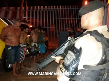 foto de Quadrilha é presa após ostentar armas e comemorar roubo em chácara com piscina em Sarandi