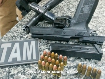 foto de Quadrilha é presa após ostentar armas e comemorar roubo em chácara com piscina em Sarandi