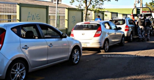 Polícia Militar prende suspeitos de integrar quadrilha especializada em roubar carros da marca Hyundai em Maringá, quatro veículos foram recuperados