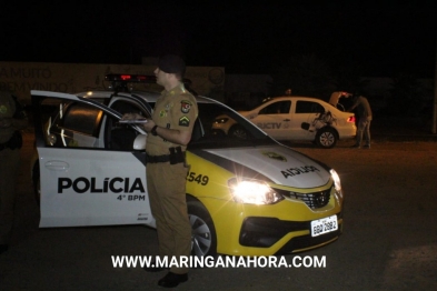 foto de Assaltantes armados roubam carro em estacionamento de supermercado e fazem proprietário do veículo refém em Maringá