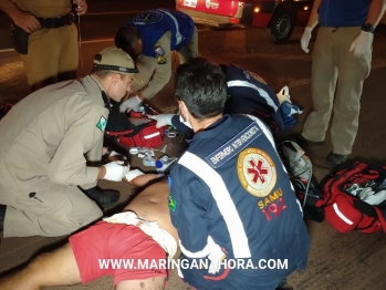 foto de Ciclista morre, e motociclista fica gravemente ferido na rodovia em Paiçandu