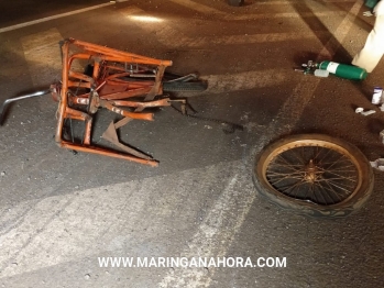 foto de Ciclista morre, e motociclista fica gravemente ferido na rodovia em Paiçandu