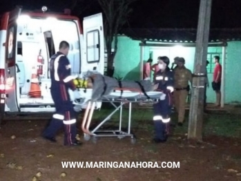 foto de Idoso de 74 anos, é brutalmente espancado por bandidos, durante tentativa de assalto na área rural de Paiçandu