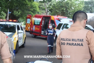 foto de Homem é socorrido em estado grave após levar facada durante discussão em Maringá