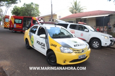 foto de Homem é socorrido em estado grave após levar facada durante discussão em Maringá