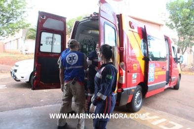 foto de Homem é socorrido em estado grave após levar facada durante discussão em Maringá