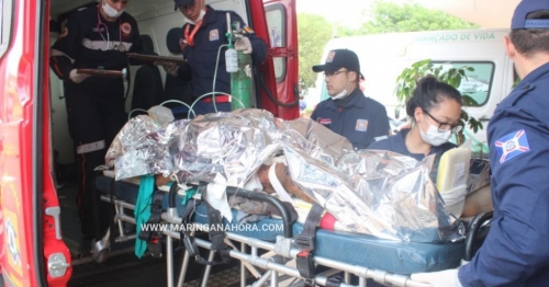 Piloto de parapente cai sobre rede elétrica e sofre ferimentos graves em Marialva