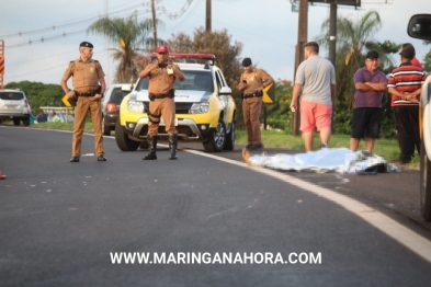 foto de Homem morre após ser atropelado por carreta na PR-317 em Maringá