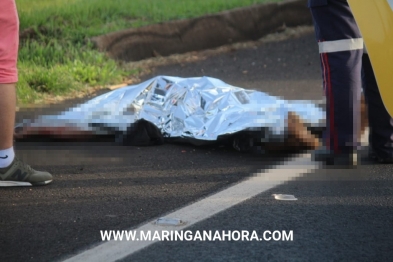 foto de Homem morre após ser atropelado por carreta na PR-317 em Maringá