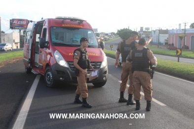 foto de Homem morre após ser atropelado por carreta na PR-317 em Maringá