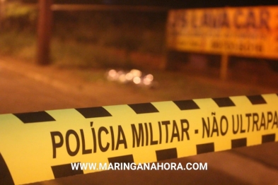 foto de Homem é morto a tiros após discussão em bar em Maringá