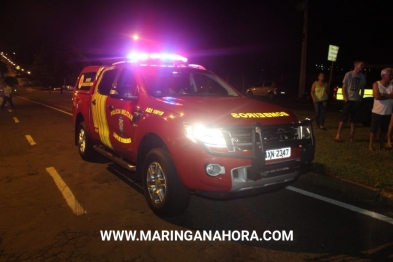 foto de Motociclista e pedestre ficam gravemente ferido após acidente em Maringá