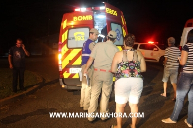 foto de Motociclista e pedestre ficam gravemente ferido após acidente em Maringá