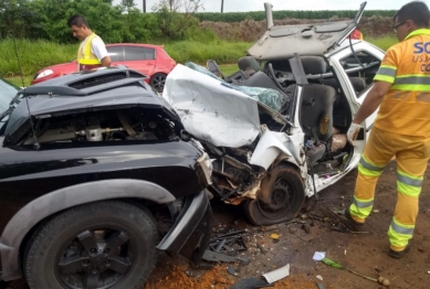 foto de Casal de idosos morreu em trágico acidente registrado hoje cedo na BR-376