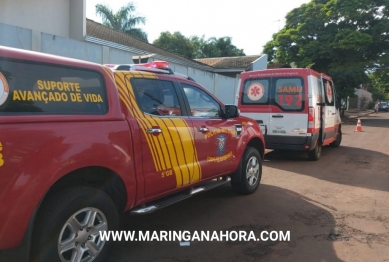 foto de Trabalhador fica ferido ao bater cabeça e ficar preso dentro de um caminhão tanque em Paiçandu