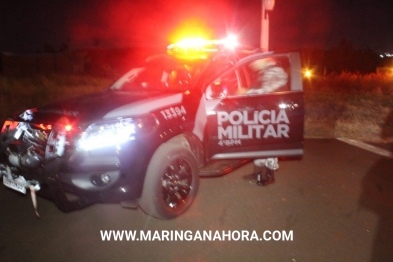 foto de Bandidos atiram contra policiais e capotam veículo roubado durante perseguição e morrem em confronto com a Choque em Marialva