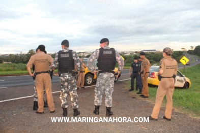 foto de Bandidos atiram contra policiais e capotam veículo roubado durante perseguição e morrem em confronto com a Choque em Marialva