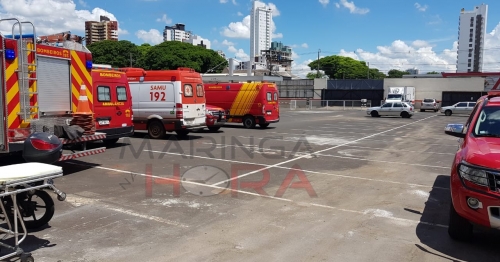 Excesso de peso teria causado acidente com elevador na loja Havan em Maringá, diz bombeiros