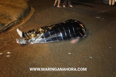 foto de Motociclista morre após queda de moto em Maringá, capacete e carteira da vítima podem ter sido roubados