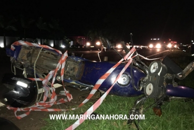 foto de Carro atropela, mata motociclista, e motorista foge sem prestar socorro em Maringá