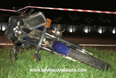 foto de Carro atropela, mata motociclista, e motorista foge sem prestar socorro em Maringá