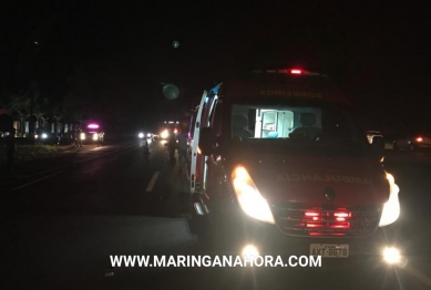 foto de Carro atropela, mata motociclista, e motorista foge sem prestar socorro em Maringá