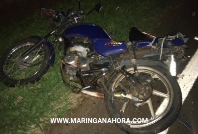 foto de Carro atropela, mata motociclista, e motorista foge sem prestar socorro em Maringá