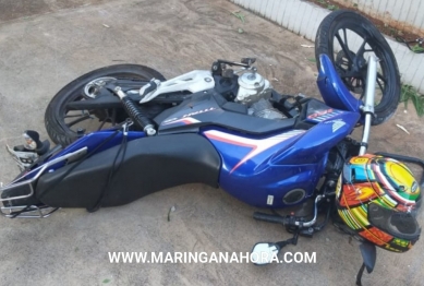 foto de Motociclista de 19 anos morre depois de bater contra carro em cruzamento de ruas, em Maringá