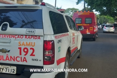 foto de Motociclista de 19 anos morre depois de bater contra carro em cruzamento de ruas, em Maringá