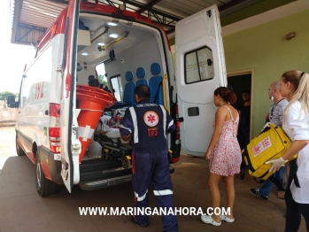 foto de Criança de 2 anos sofre descarga elétrica em Paiçandu, a mãe levou o filho inconsciente ao hospital