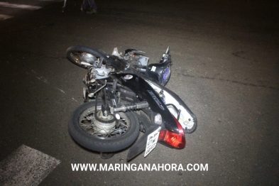 foto de Motociclista morre ao bater na traseira de caminhão parado em semáforo em Maringá