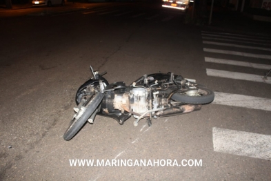 foto de Motociclista morre ao bater na traseira de caminhão parado em semáforo em Maringá