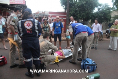 foto de Duas mulheres ficaram feridas em acidente de moto em Sarandi, uma delas em estado grave