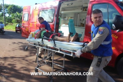 foto de Duas crianças ficaram feridas após queda de bicicleta no Parque Tarumã em Maringá