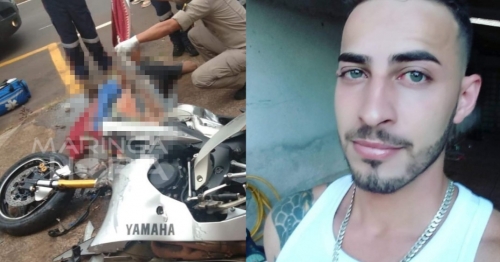 Jovem pega moto emprestada e morre em acidente em Maringá